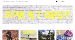 Desktop Screenshot of dearaligrace.com